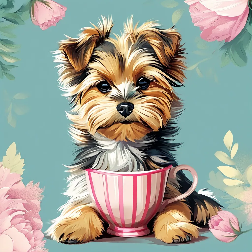 teacup pomskies Commercial
