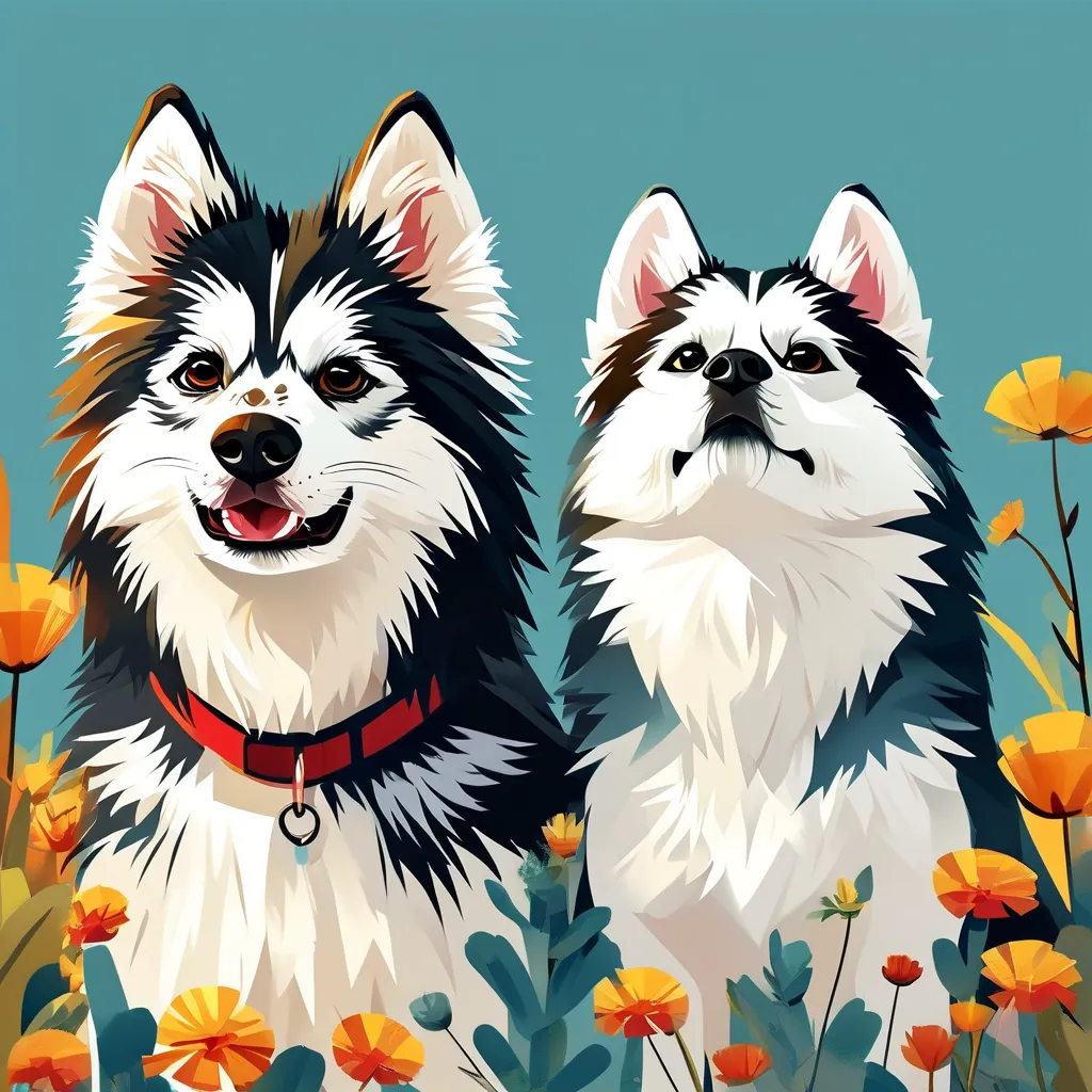 pomsky and husky Informational