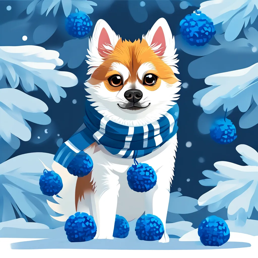 blue pomsky Informational