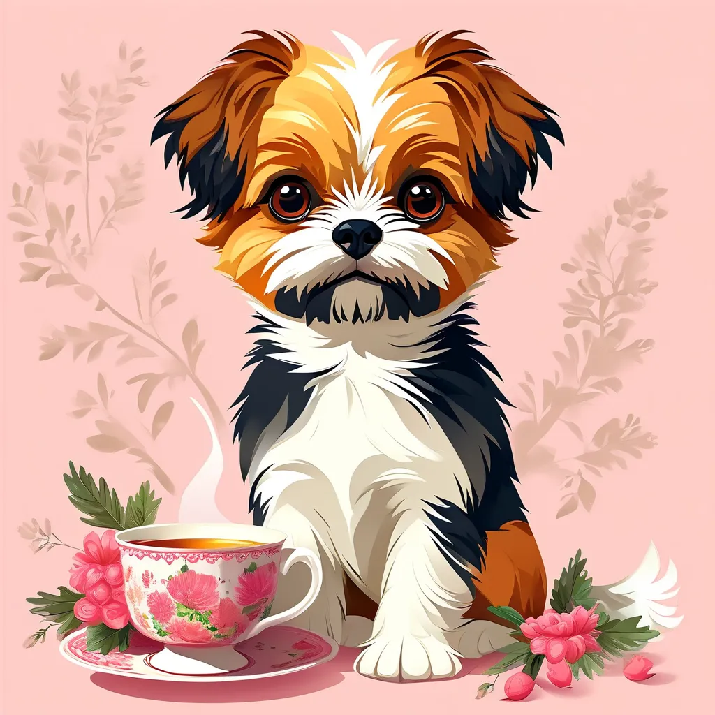 tea cup pomsky Informational