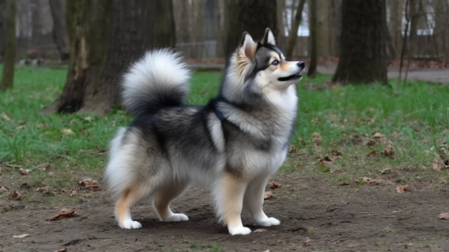 Pomsky in a calm outdoor setting used as visual context for a household safety checklist