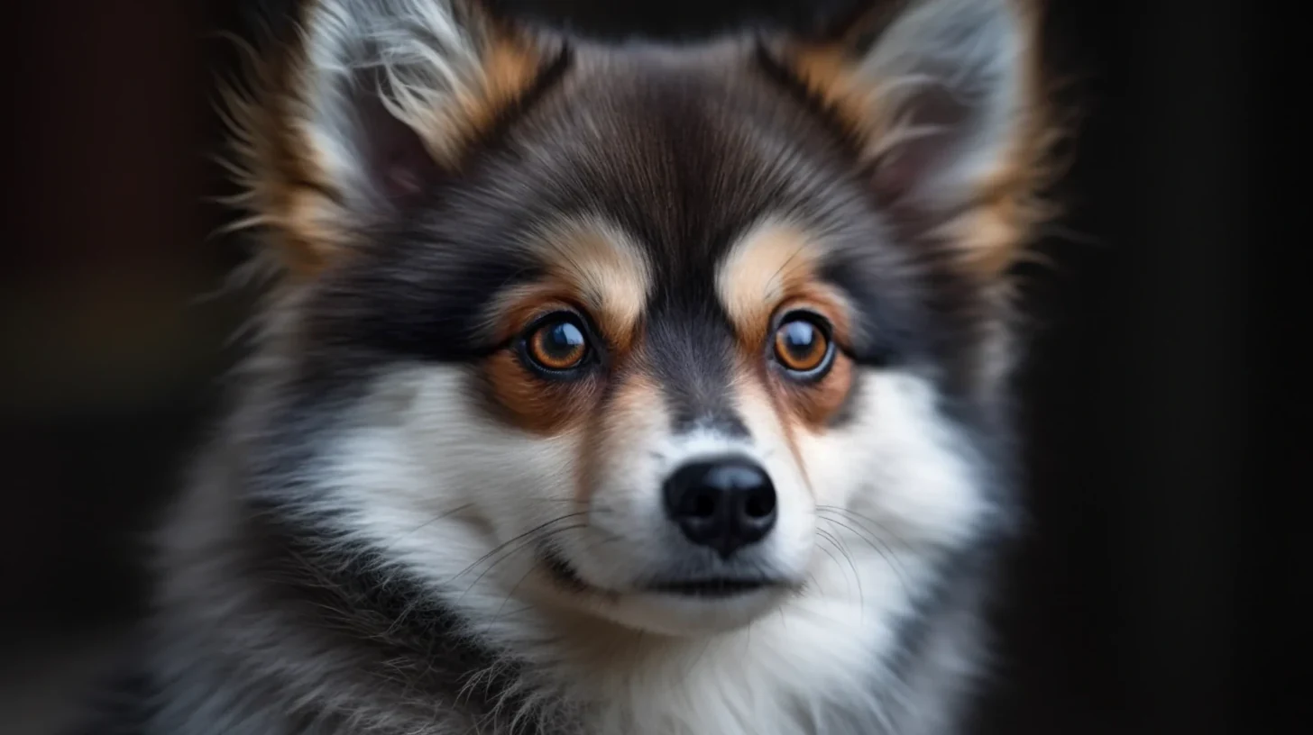 Pomsky puppy portrait for puppy price FAQ and buyer safety questions